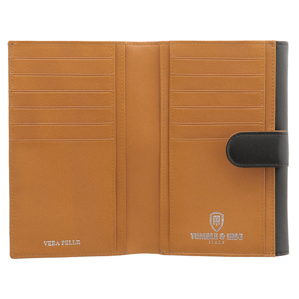 1007 THB 14 - Large Flap Over Purse with Tab