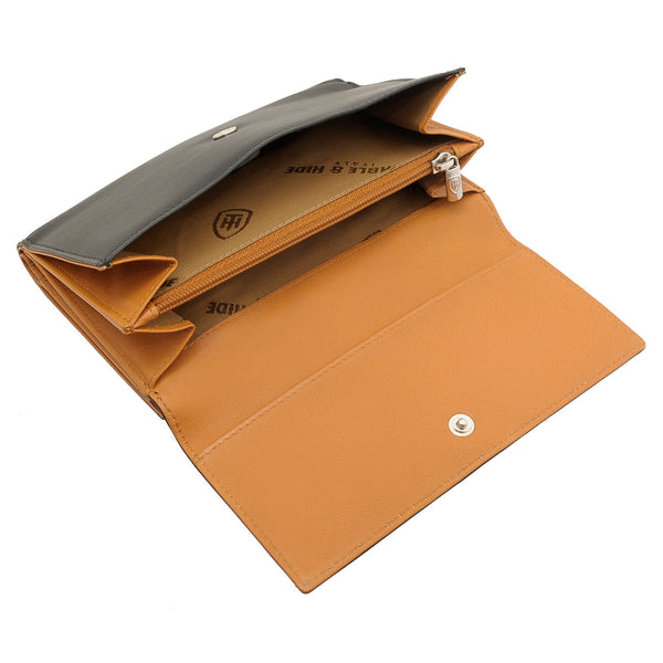 1007 THB 14 - Large Flap Over Purse with Tab