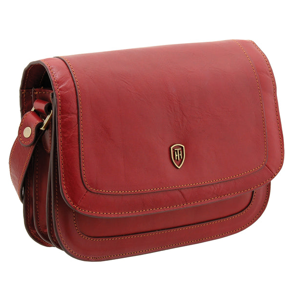 8109 THV - The Trento Italian Leather Flap Over Bag
