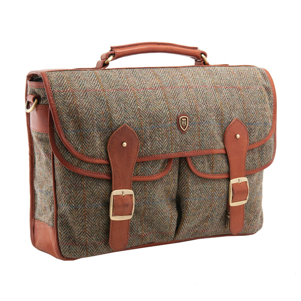 8319 THT - The Canna Harris Tweed Briefcase