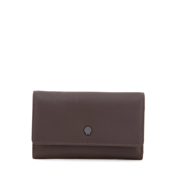 Y1303 - Flap Over Leather Purse