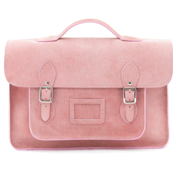 YB101 - The Bixby 15.5" Hunter Leather Satchel Bag
