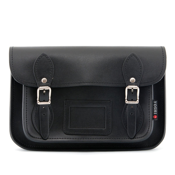 YB127 - The Darcy 10.5" Plain Leather Satchel by Yoshi