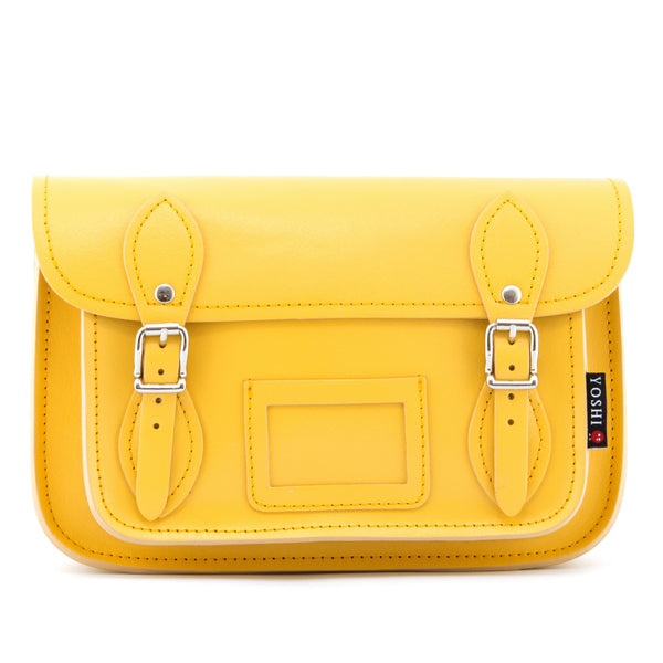 YB127 - The Darcy 10.5" Plain Leather Satchel by Yoshi