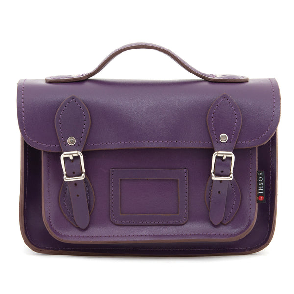YB85 - The Dewhurst 10.5" Plain Leather Satchel by Yoshi