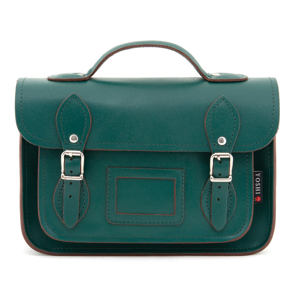 YB85 - The Dewhurst 10.5" Plain Leather Satchel by Yoshi