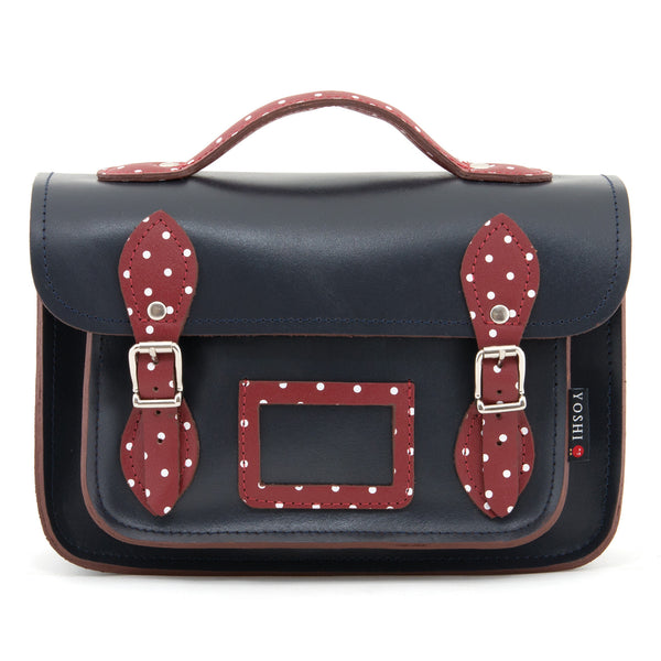 YB85 - The Dewhurst 10.5" Plain Leather Satchel by Yoshi