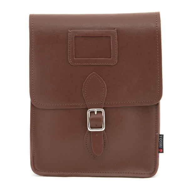 YB87 - The Rushmore Plain Leather Satchel