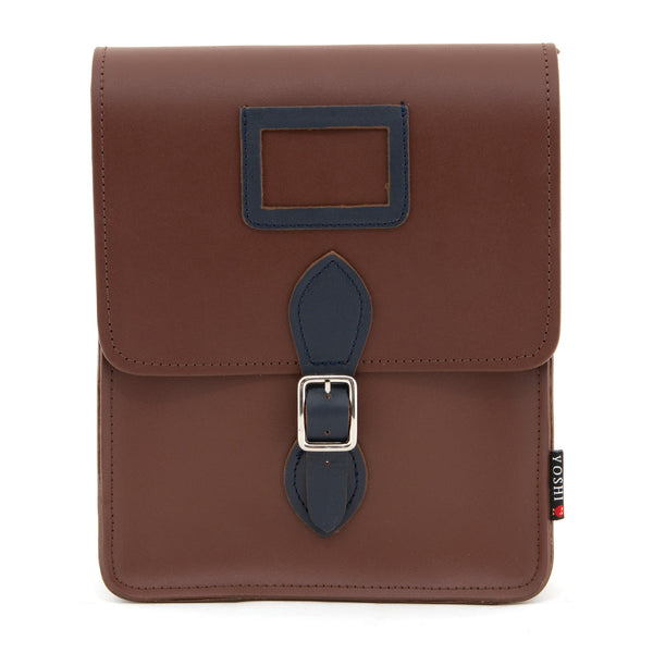 YB87 - The Rushmore Plain Leather Satchel