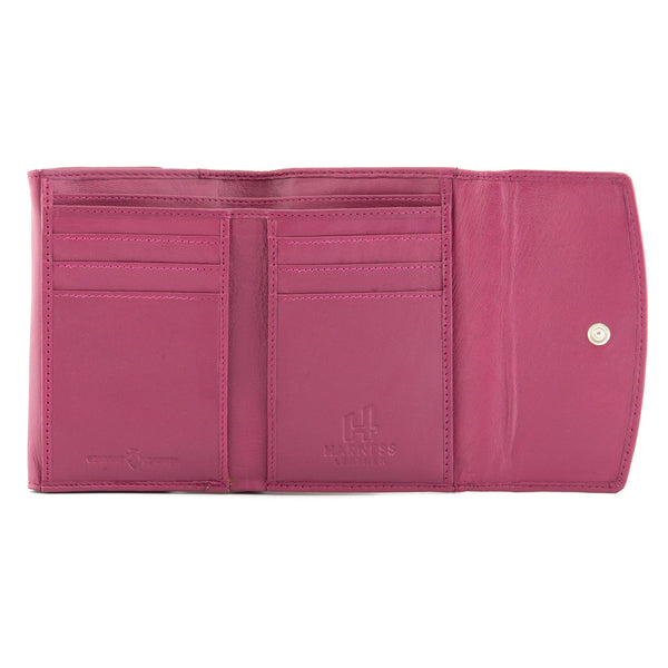 1039 21 - Leather Double Flap Over Purse