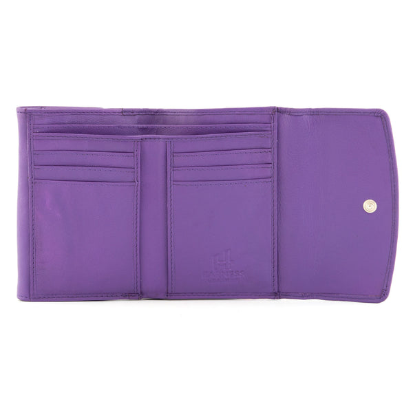 1039 21 - Leather Double Flap Over Purse