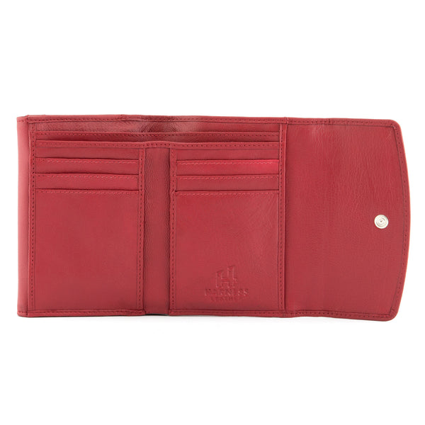 1039 21 - Leather Double Flap Over Purse