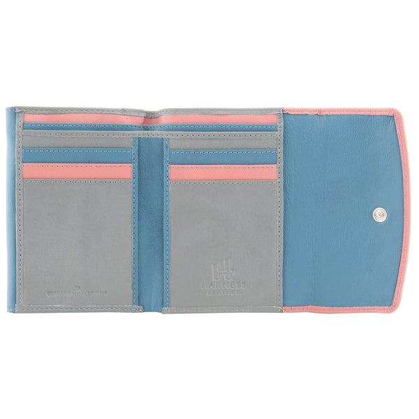 1039 - Leather Double Flap Over Purse