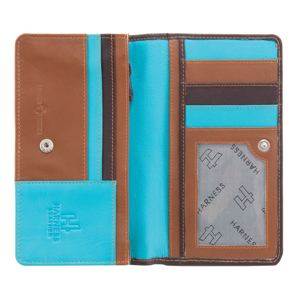 1043 - Leather Flap Over Purse