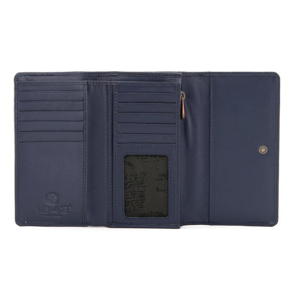 1303 17 - Flap Over Leather Purse
