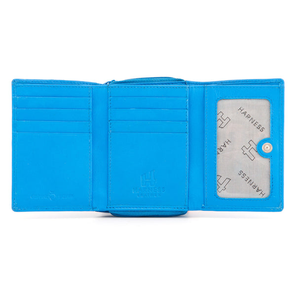 1307 21 - Leather Flap Over Tab Purse