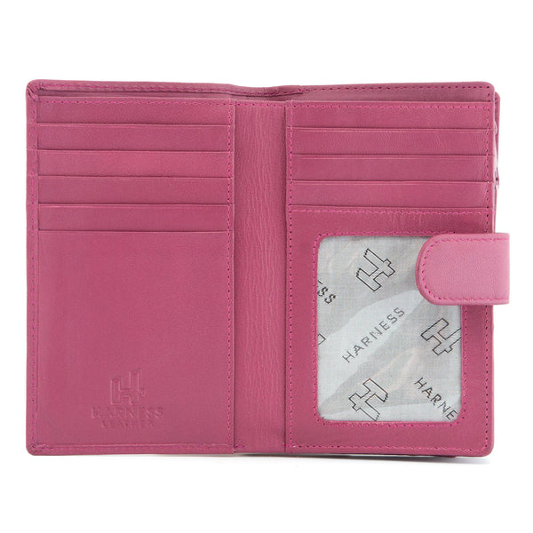 1309 21 - Leather Zip Around Purse With Tab