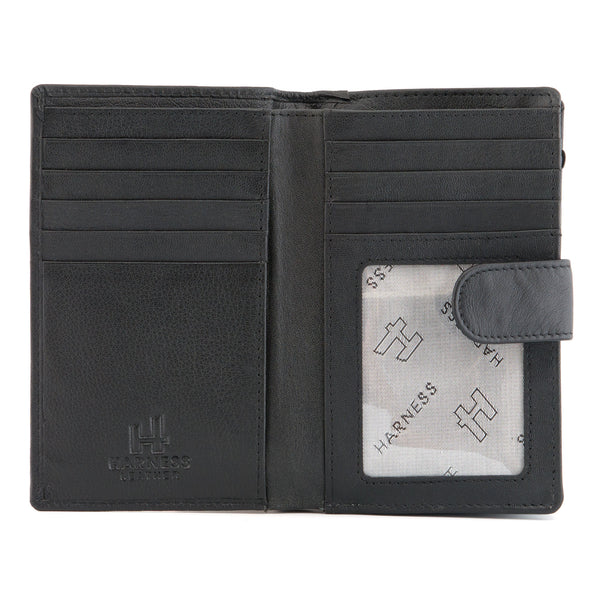 1309 21 - Leather Zip Around Purse With Tab