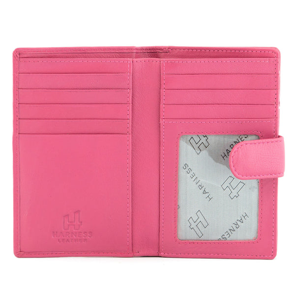 1309 21 - Leather Zip Around Purse With Tab