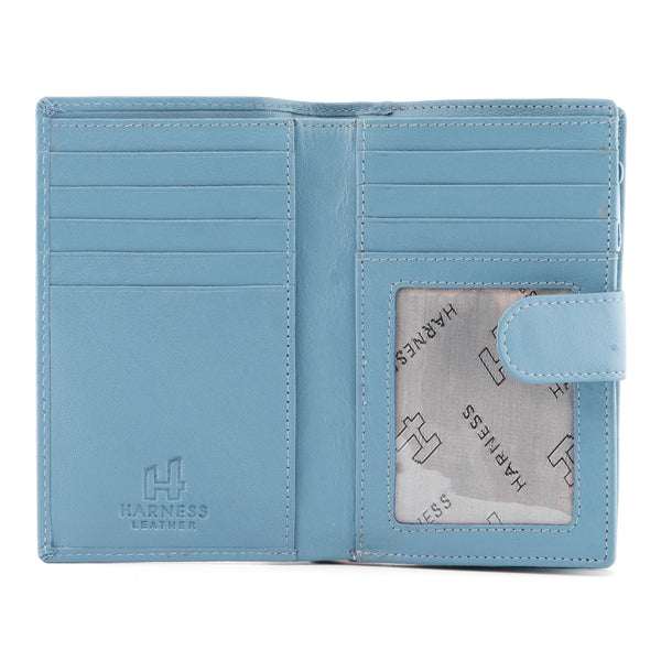 1309 21 - Leather Zip Around Purse With Tab