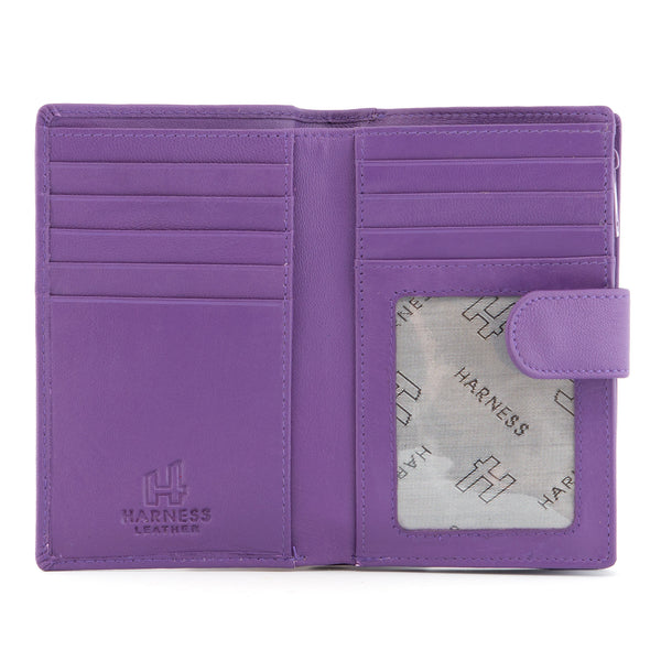1309 21 - Leather Zip Around Purse With Tab