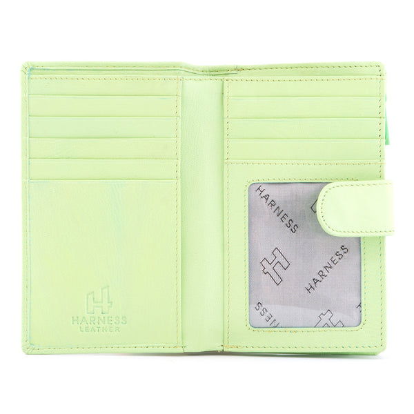 1309 21 - Leather Zip Around Purse With Tab
