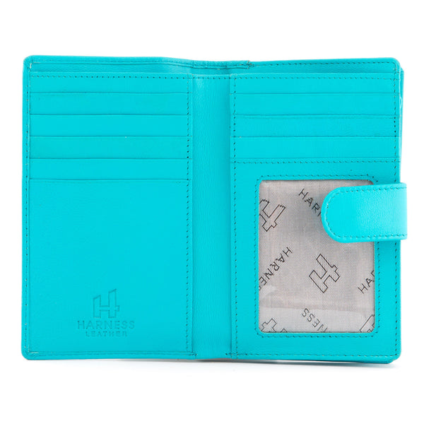 1309 21 - Leather Zip Around Purse With Tab