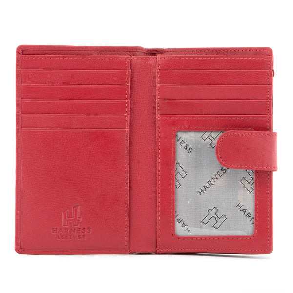 1309 21 - Leather Zip Around Purse With Tab
