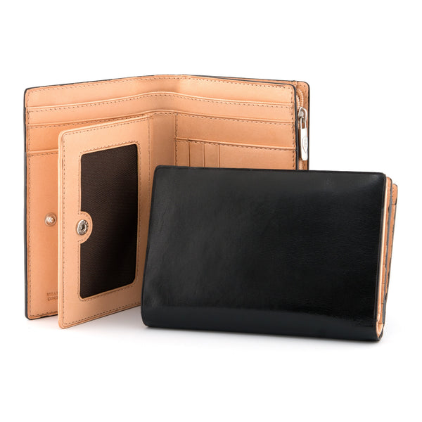 1312 THC - Tabbed Zip Around Purse with Contrast Inner