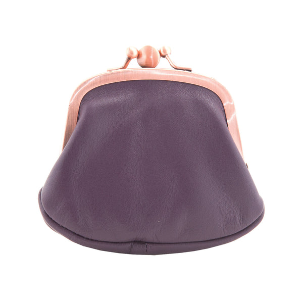 1708 17 - Leather Clip Top Coin Purse