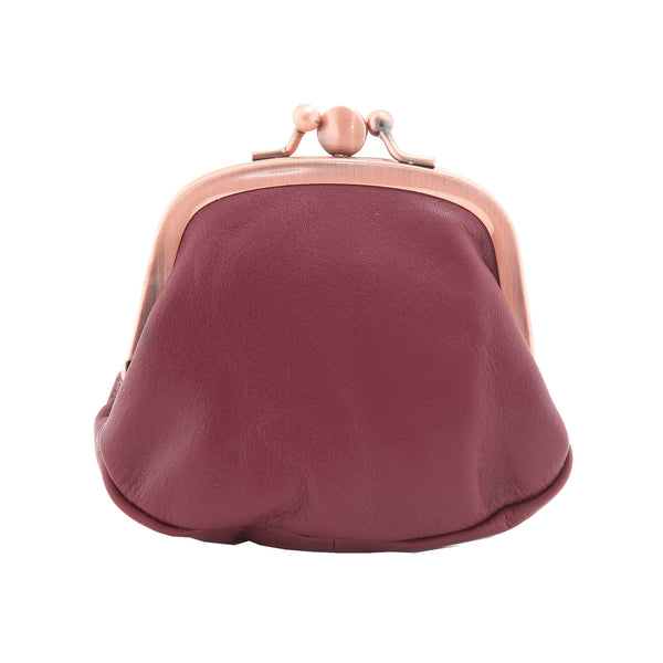 1708 17 - Leather Clip Top Coin Purse