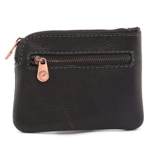 1736 8 - Leather Zip Top Coin Purse
