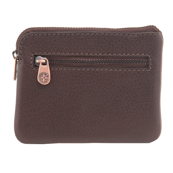 1736 8 - Leather Zip Top Coin Purse