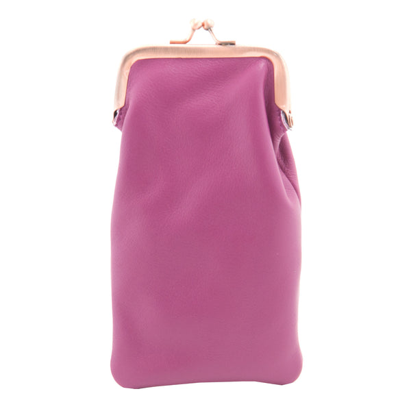 1789 17 - Leather Clip Top Spectacle Case