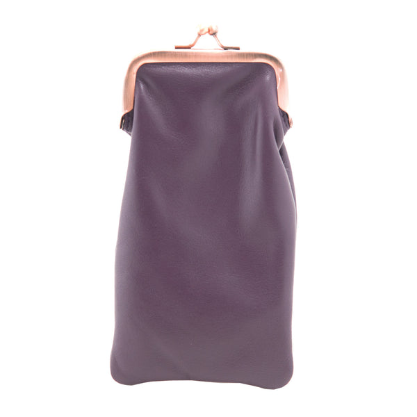 1789 17 - Leather Clip Top Spectacle Case