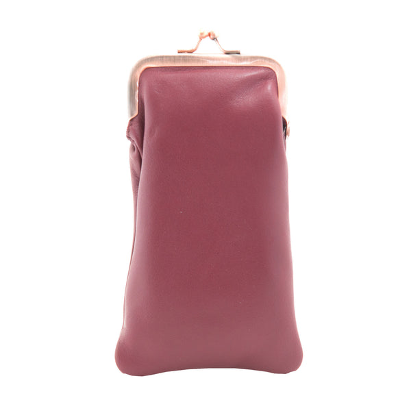 1789 17 - Leather Clip Top Spectacle Case