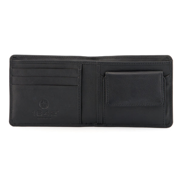 2025 17 - Two Fold Leather Wallet with Coin Pocket
