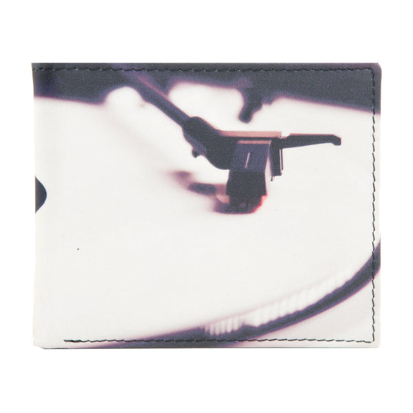 2039 19 - Two Fold Leather Vinyl Print Wallet ** ONLY 1pc LEFT **