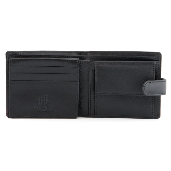 2040 21 - Leather Two Fold Wallet With Tab
