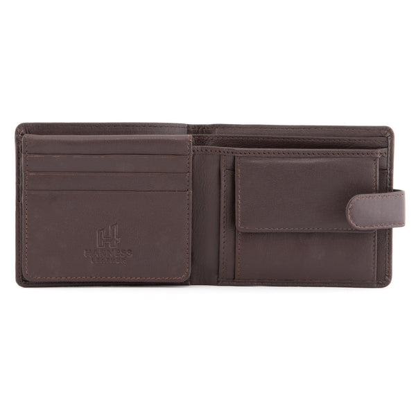 2040 21 - Leather Two Fold Wallet With Tab