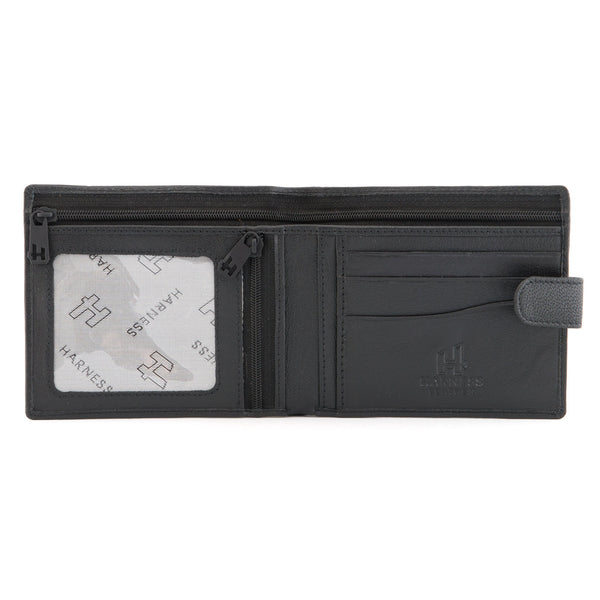 2086 21 - Leather Two Fold Wallet With Tab
