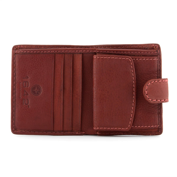 2246 8 - Leather Two Fold Wallet with Tab