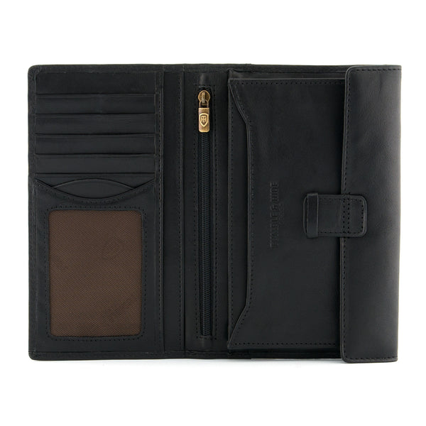 2384 THV - Traditional Tall Italian Leather Wallet