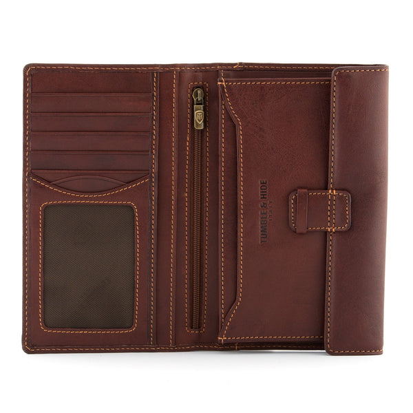 2384 THV - Traditional Tall Italian Leather Wallet