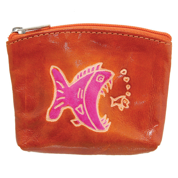 3020 13 22 - Fish Zip Top Coin Purse