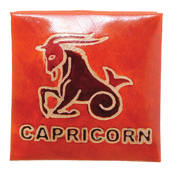 3021 13 CAP - Handpainted Zodiac Coin Purse