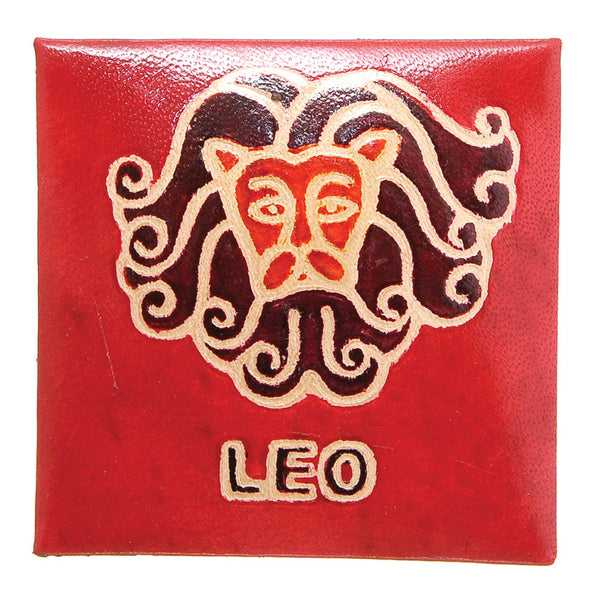 3021 13 LEO - Handpainted Zodiac Coin Purse