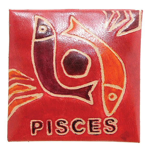 3021 13 PIS - Handpainted Zodiac Coin Purse