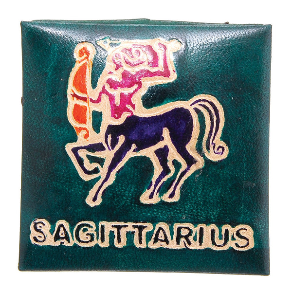 3021 13 SAG - Handpainted Zodiac Coin Purse