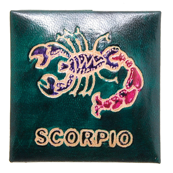 3021 13 SCO - Handpainted Zodiac Coin Purse